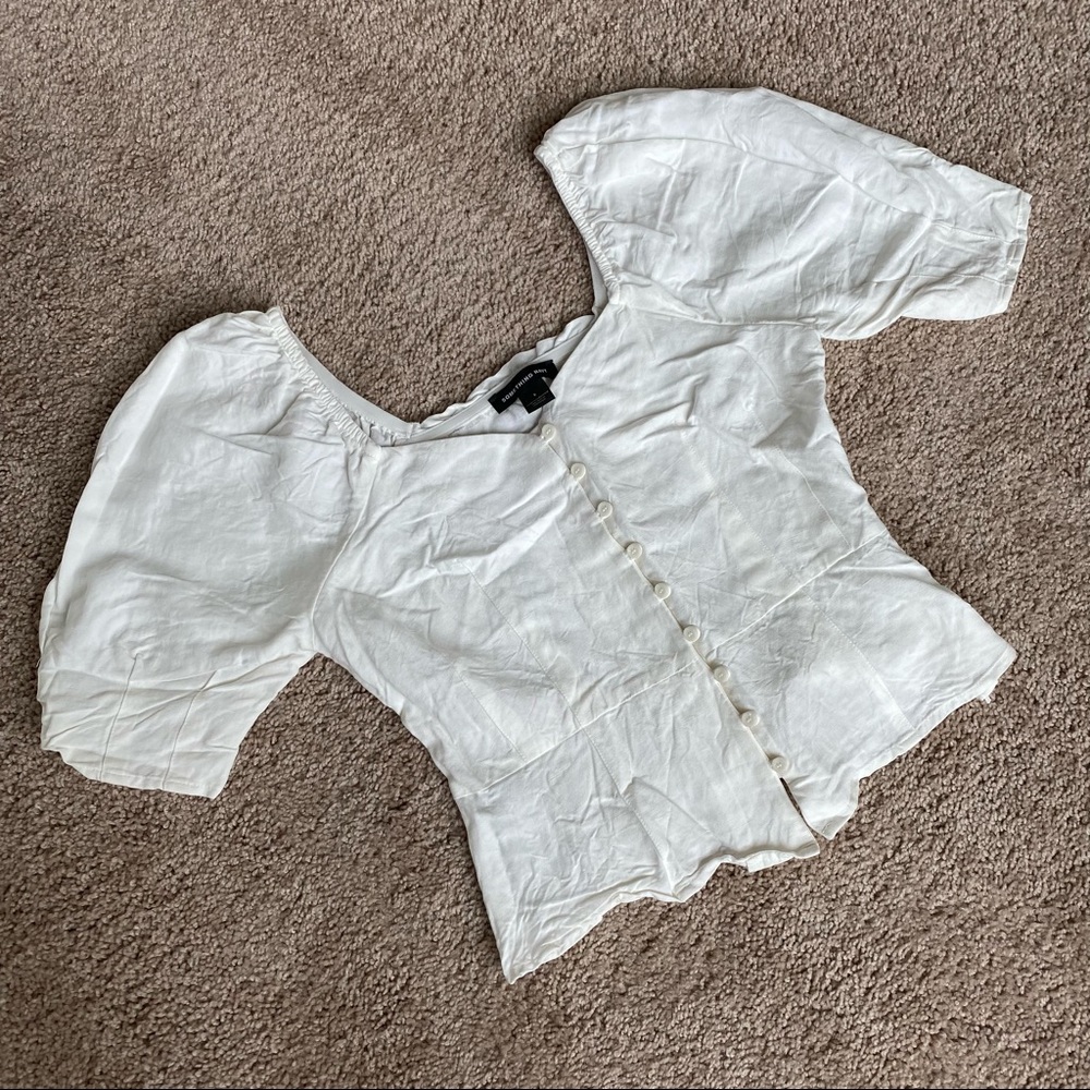 Something Navy blouse